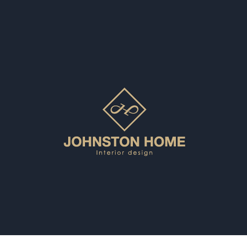 Interior design brand with the title 'Johnston home logo'