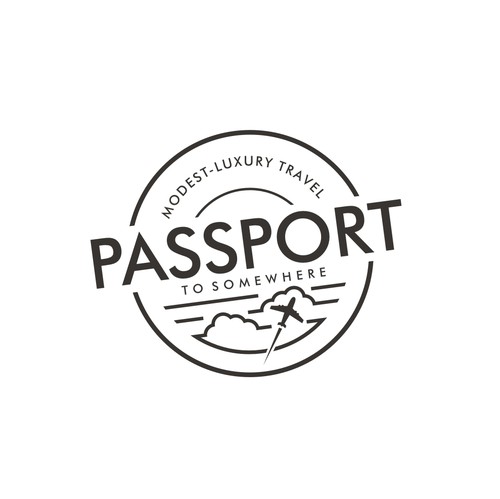 Vacation logo with the title 'Modest-Luxury Travel Company needs a creative, cool, sophisticated logo!'