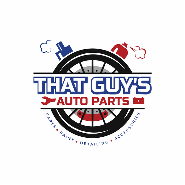 Detailing logo with the title 'That Guy's Auto Parts'