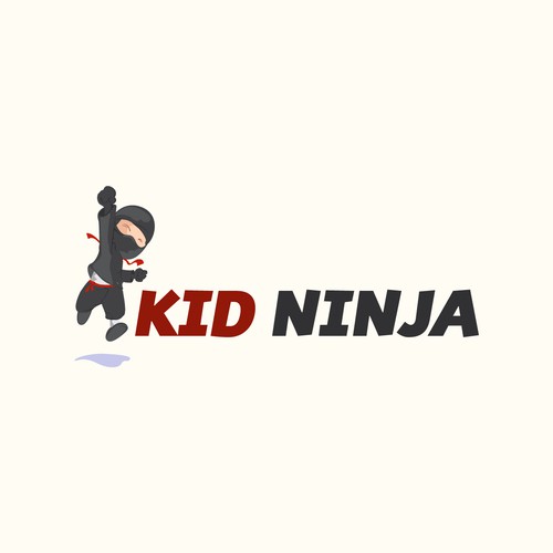 Playground logo with the title 'Ninja Logo Concept for Physical Fitness '