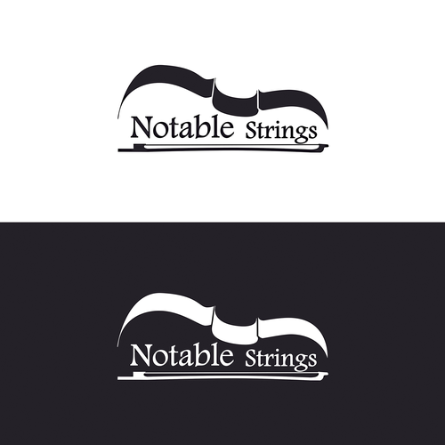 Violin logo with the title 'kazi gudalo'