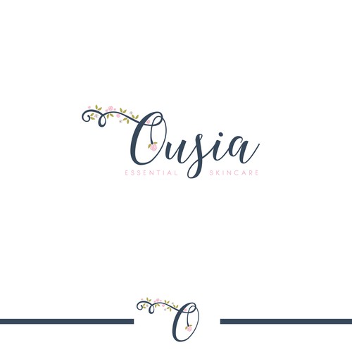 Romantic logo with the title 'Logo for skincare company'