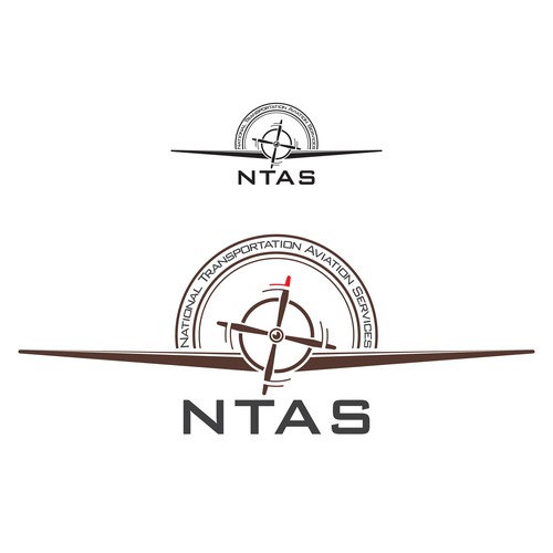 Aviator logo with the title 'NTAS aviation services'