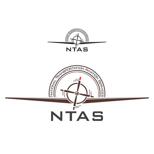 Level design with the title 'NTAS aviation services'