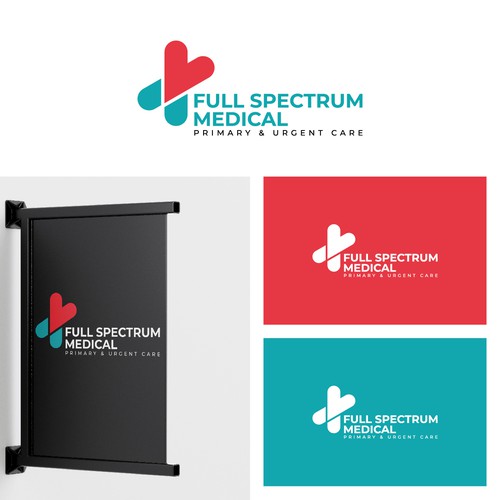 Pharma logo with the title 'Abstract Type logo for FSM Primary & Urgent Care'