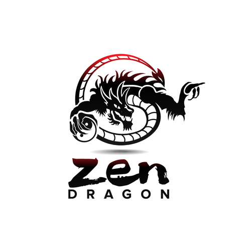Dragon logo with the title 'dragon logo'