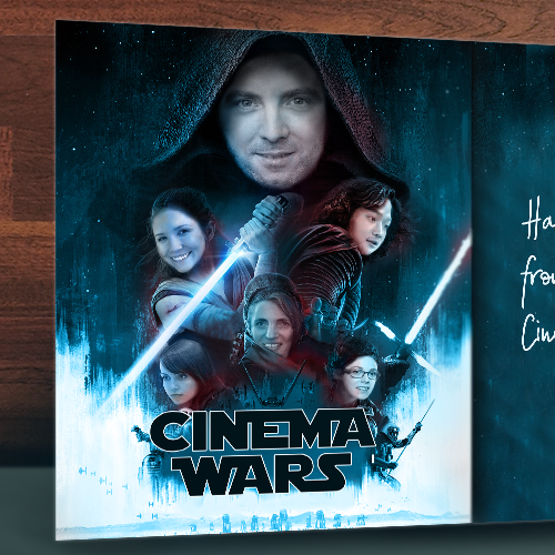 Star Wars design with the title 'New Year Star Wars Photo Editing'