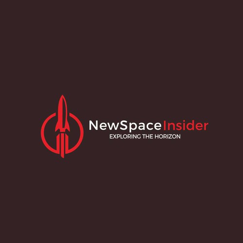 Rocket ship logo with the title 'NewSpace Insider'