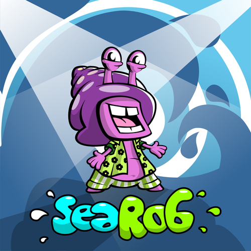 Snail design with the title 'Fun logo for Sea Rob'