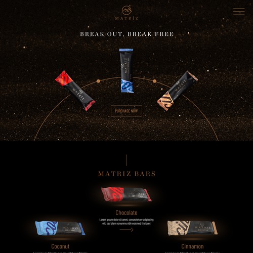 Coconut design with the title 'Matriz Industries LLC'