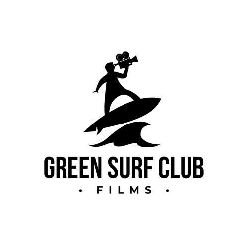 Video design with the title 'Green Surf Club Films'