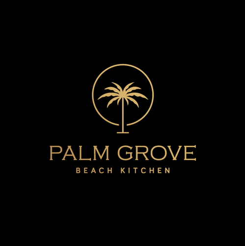Holiday logo with the title 'Logo for a beach kitchen in luxury resort'