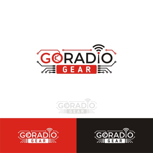 Electrical logo with the title 'logo for go radio product'
