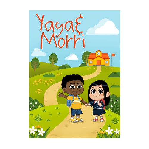 Cartoon artwork with the title 'Yaya and Morri'