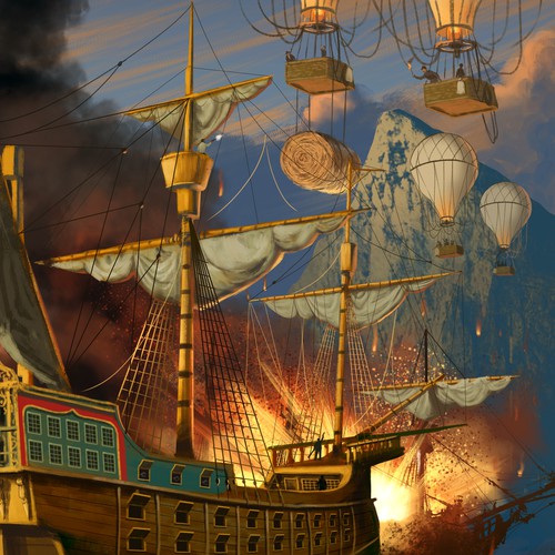 Steampunk book cover with the title 'Otto Chimura 1 to 1 Projects'