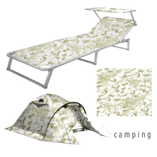 Painting artwork with the title 'camping pattern'
