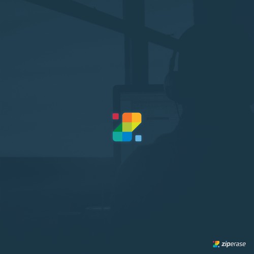 Data design with the title 'Tech Brand Logo'