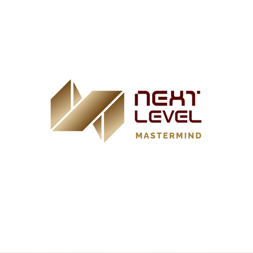 Digital marketing logo with the title 'Next Level Mastermind - Cryptocurrency Logo Design'