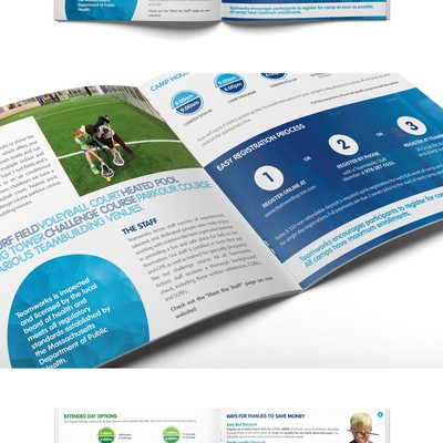 Brochure for Summer Camp Facility