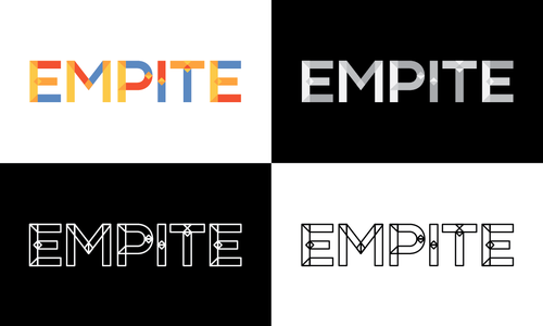 Typographic logo with the title 'Empite Logo Concept'