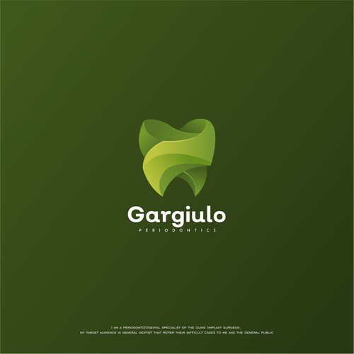 Teeth design with the title 'gargiulo'