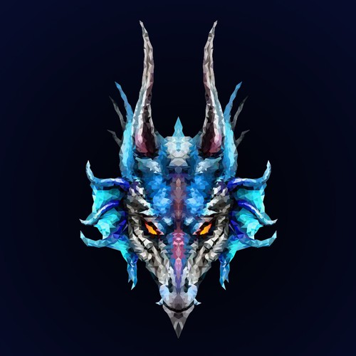 Low poly artwork with the title 'Contest entry'