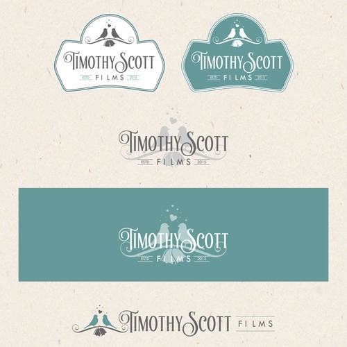 Wedding logo with the title 'logo concept for wedding film company'