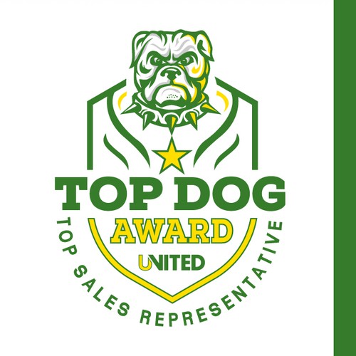 Award logo with the title 'Company Award Logo for Top Salesperson'