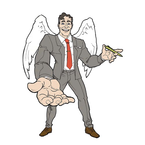 Suit design with the title 'Angel of Justice'