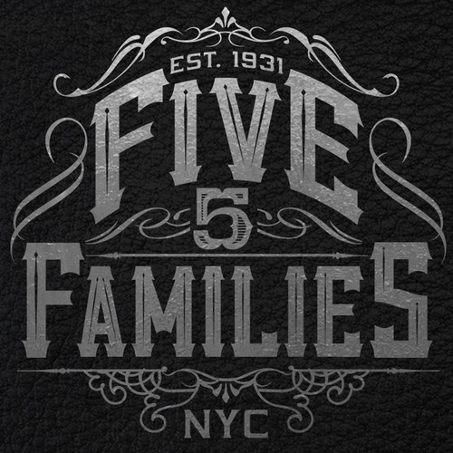 Clothing logo with the title 'Create the next logo for Five Families'
