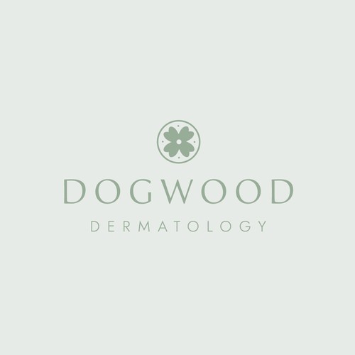 Natural brand with the title 'Dogwood Dermatology'