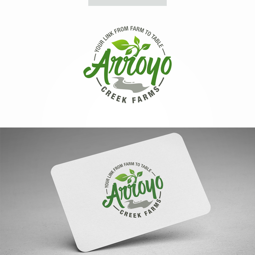 Creek logo with the title 'Arroyo Creek Farms'