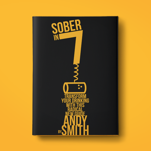 Guide book cover with the title 'Sober in seven book cover'