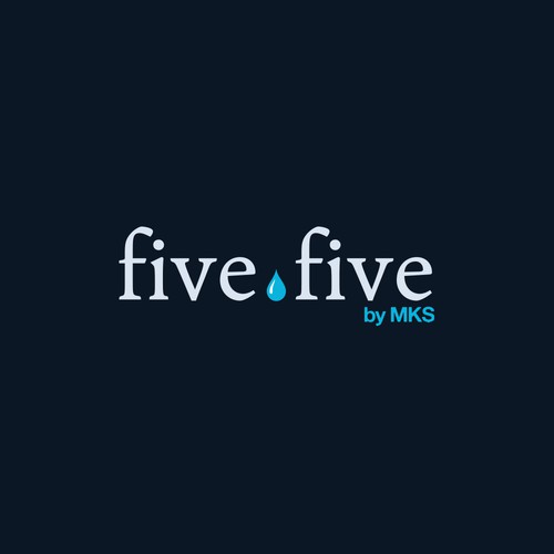 Number 5 logo with the title 'Logo Concept for Five.Five by MKS 3'