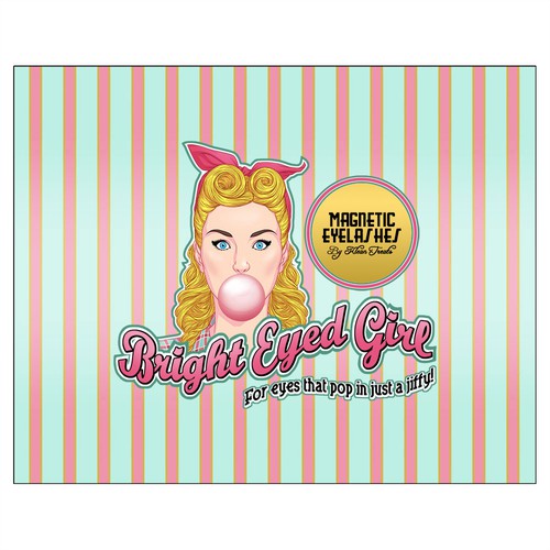 Girly packaging with the title 'Bright Eyed Girl Alternative'