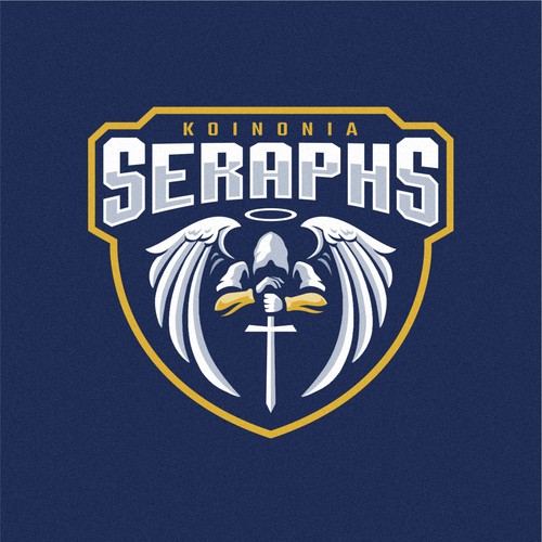 College logo with the title 'KOINONIA SERAPHS'