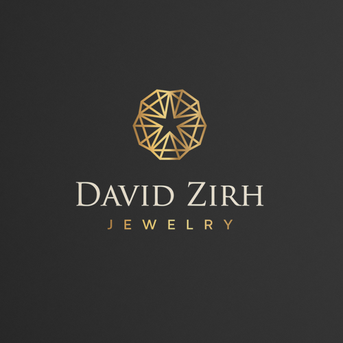 Drawn logo with the title 'David Zirh Jewelry'