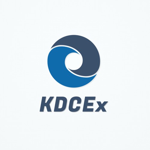 Sunglasses logo with the title 'Swooshing circle for a currency exchange platform'