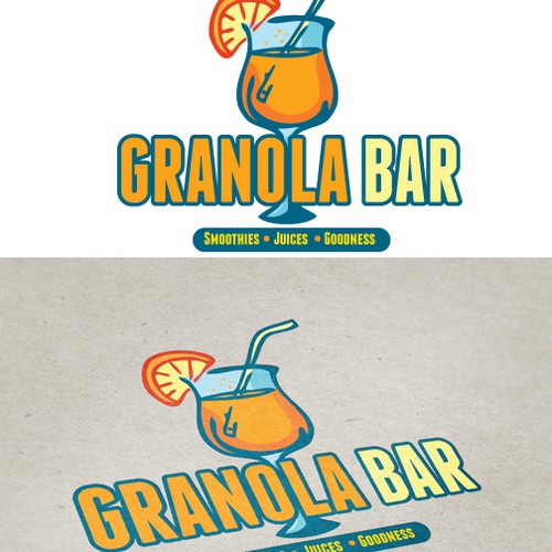 Smoothie logo with the title 'Create a winning logo for this health inspired brand!'