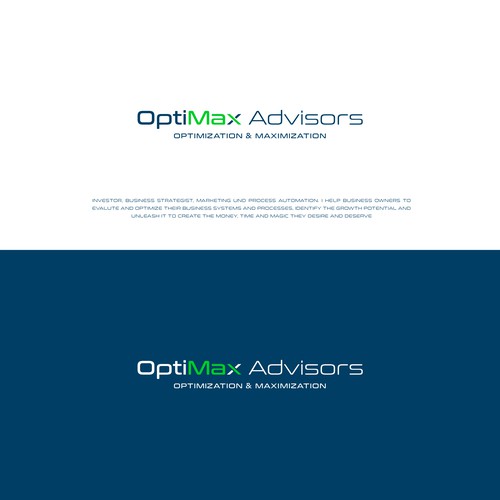 Automation logo with the title 'OptiMax Advisors'