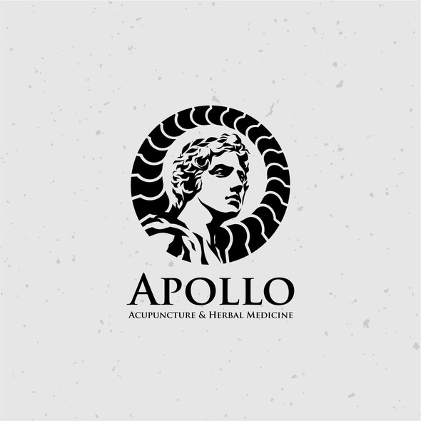 Acupuncture logo with the title 'apollo'
