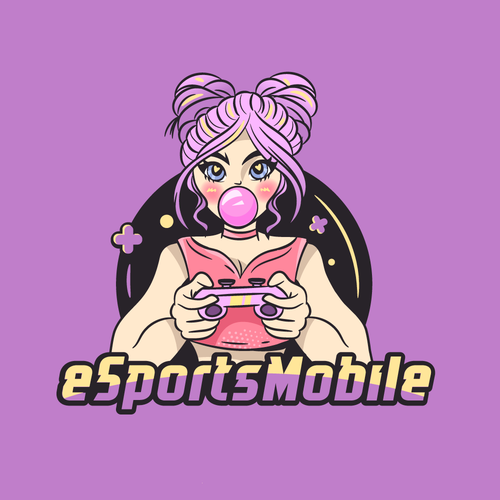 Gamer design with the title 'Cyber Girl'