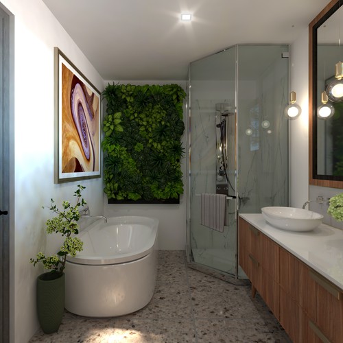 Closet design with the title 'master bathroom remodel'