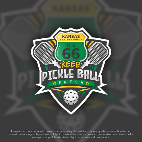 Pickle design with the title 'Logo Design'