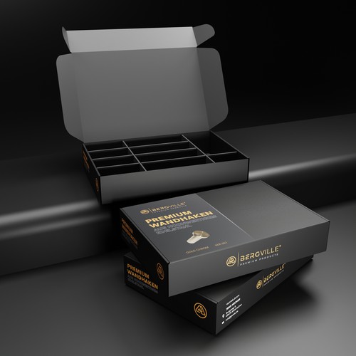 Mockup packaging with the title 'Packaging design'