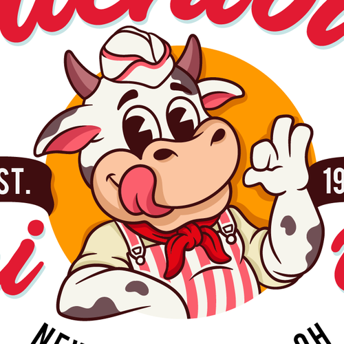 Dutch design with the title 'DutchTown DariBar logo Mascot'