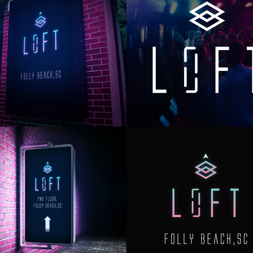 Glow logo with the title 'Loft Logo Concept #2'