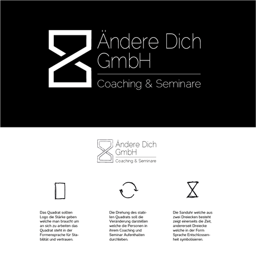 Basic design with the title 'Ändere dich GMBH entwurf'