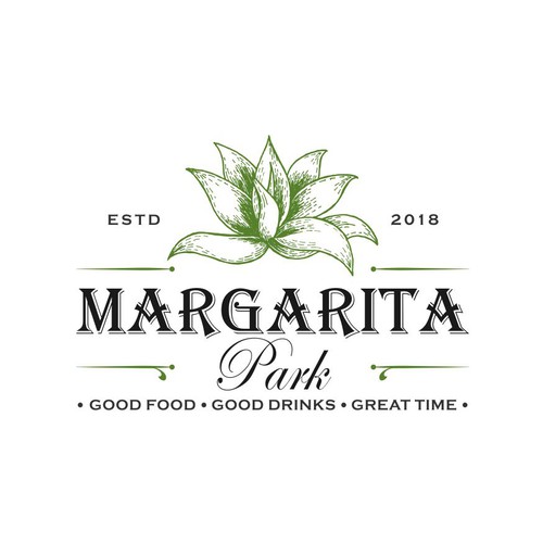 Agave design with the title 'Margarita Park'