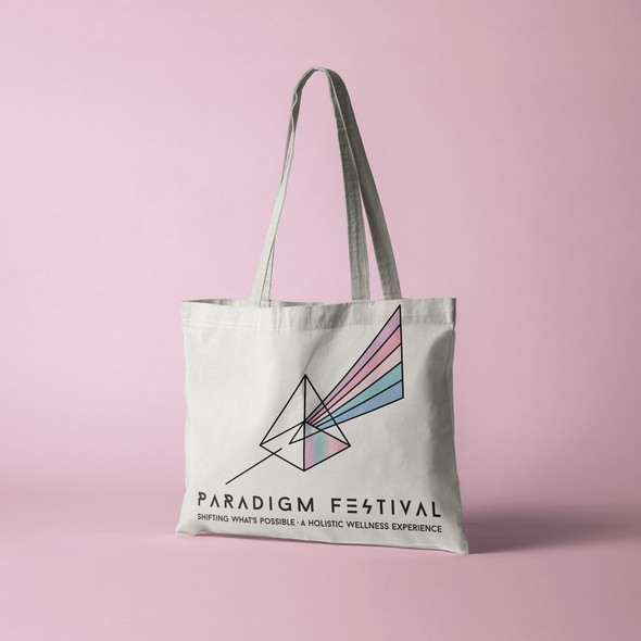 Bag brand with the title 'PARADIGM FESTIVAL TOTE BAG '